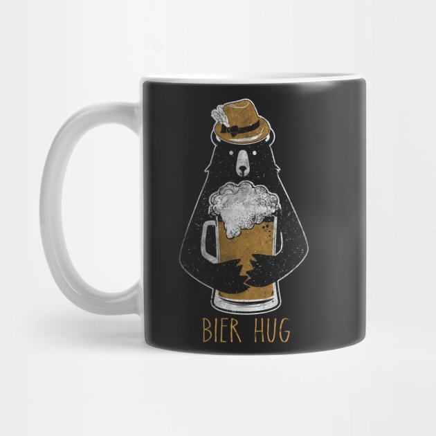 Funny Oktoberfest Bier Beer Bear Hug German Party by bigraydesigns